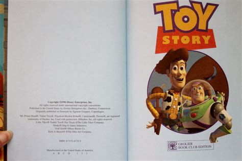 Disney's Toy Story Children's Book Disney Book - Etsy