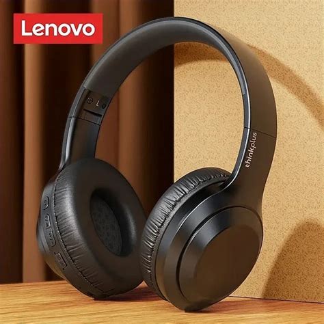 Fone De Ouvido Lenovo Thinkplus Th Bluetooth Microfone Preto