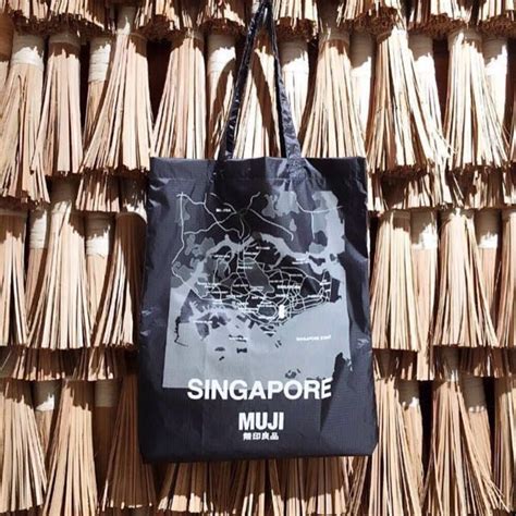 Muji Limited Edition Singapore Tote Bag Womens Fashion Bags