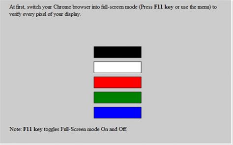 How to test screen for bad pixels in Chrome [Tip] | Reviews, news, tips ...