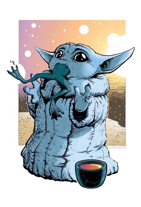 Baby Yoda · Comics And Art By Clara Meath · Online Store Powered By