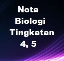 Nota Biologi Tingkatan Ringkas Padat Semua Bab Bumi Gemilang