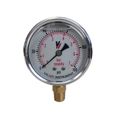 2140GXB10000 2 1/2" 10000 PSI Lower Mount Pressure Gauge — Northeast ...