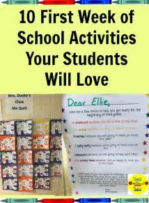 10 First Week Of School Activities Your Students Will Love Teach