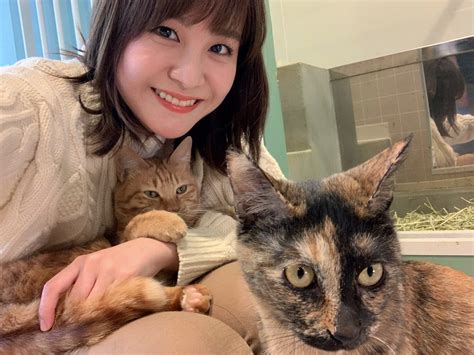 テク憧 On Twitter Rt Announcers Ex 林美桜アナ は、 犬派 ？ 猫派 ？「 ネコ派 です！生まれた時から猫が家にいたからか、大好きです。野良猫には