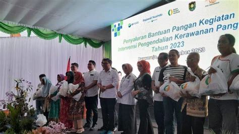 Bapanas Salurkan Ribuan Paket Bantuan Intervensi Pengendali Kerawanan