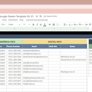 Customer Follow Up Google Sheets Template Lead Tracker For Prospecting