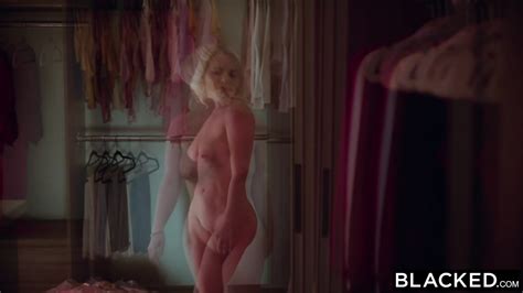 BLACKED Cute Blonde Vic Shares BBC Fantasy With Hubby Slimthick Vic