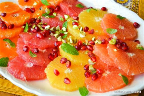 Citrus Salad With Pomegranate And Pistachio • The View From Great Island