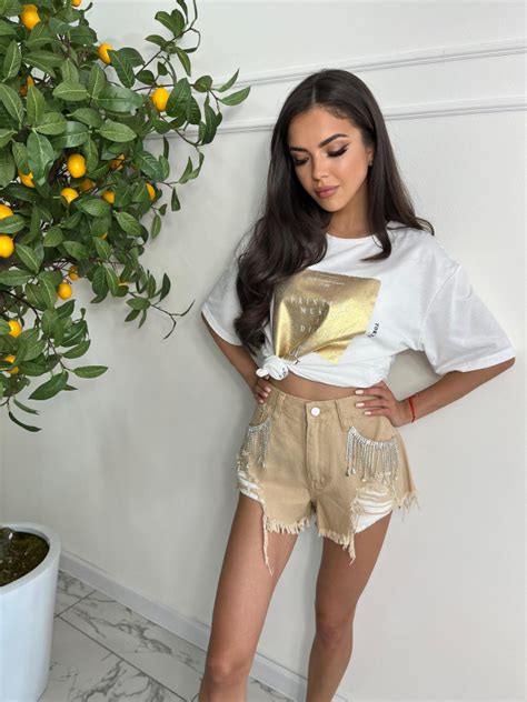 Дънкови панталонки Zita Nude LBD BG