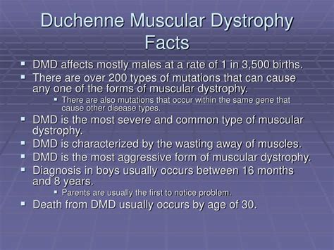 PPT - Duchenne Muscular Dystrophy PowerPoint Presentation - ID:203541