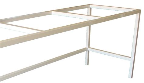 Powder-Coated Square Tubing Table Frame - EnduraSteel Stainless Steel ...