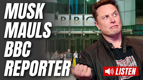 Elon Musk Clashes With Bbc Reporter Over Twitter Hate Speech Guido