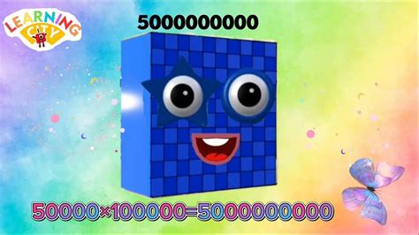 Multiplication Of Big Numberblocks Multiplying Giant Numbers Learningcity786 Youtube