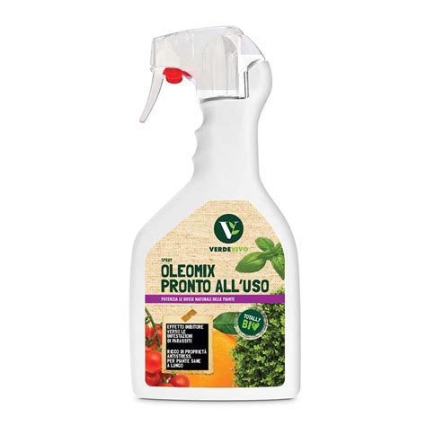 Spray Insetticida Oleomix Pronto Uso Olio Di Neem Olio Di Lino