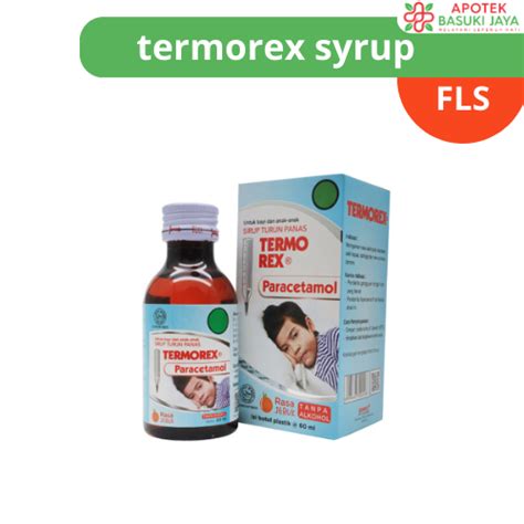 Jual Termorex Syr Paracetamol Syrup Sirup Penurun Demam Panas Anak