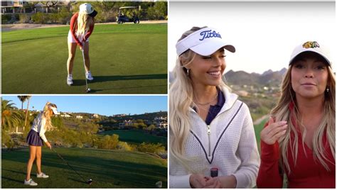 Claire Hogle Golf Influencer Challenged By Professional Player Hailey