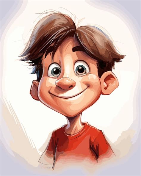 Un Dibujo De Un Personaje De Dibujos Animados Con Una Sonrisa En La