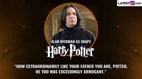 Alan Rickman Severus Snape Quotes