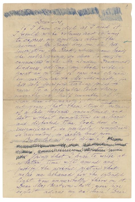 Boris Pasternak (1890-1960), Autograph letter signed (‘B. Pasternak