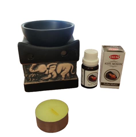 Square Ceramic Elephant Pattern Aromatherapy Oil Burner Shop Today