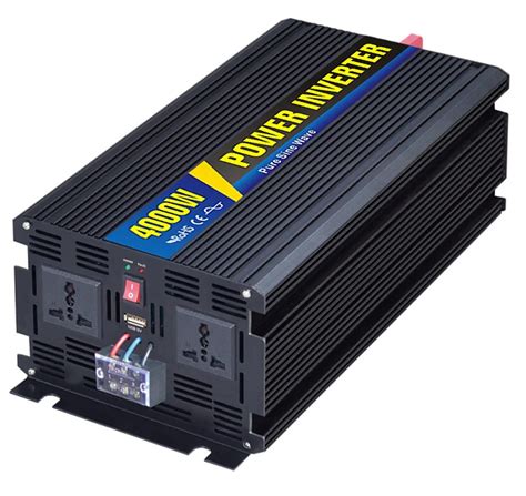 Peak Power W Inverter Pure Sine Wave Dc V To Ac V V V