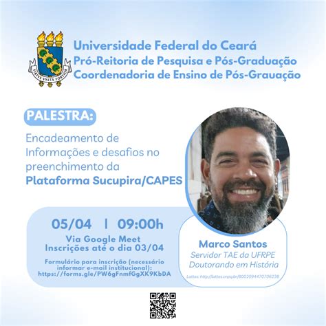 Prppg Palestra Encadeamento De Informa Es E Desafios No