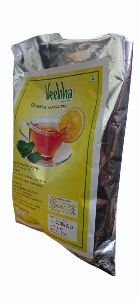 Chaska Lemon Tea Premix Powder Packaging Size Kg At Rs Kg In Pune