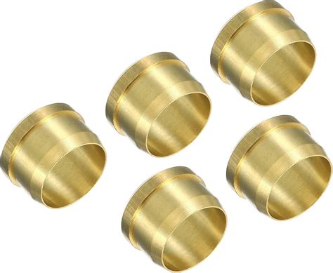 Amazon PATIKIL 12mm Tube OD Brass Compression Sleeves Ferrules 10