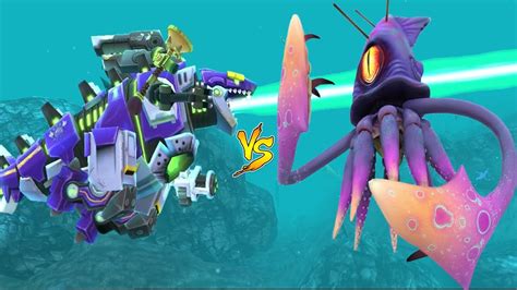 Hungry Shark World Mecha Sharkjira Godzilla Vs Colossal Squid Boss