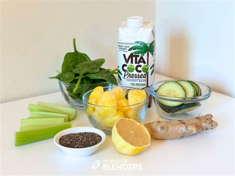 Pineapple Cucumber Detox Smoothie Recipe Only Cals