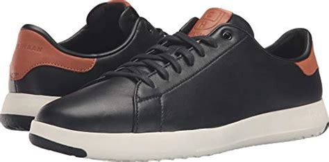 Cole Haan Leather Grandpro Tennis Fashion Sneaker In Blackbritish Tan