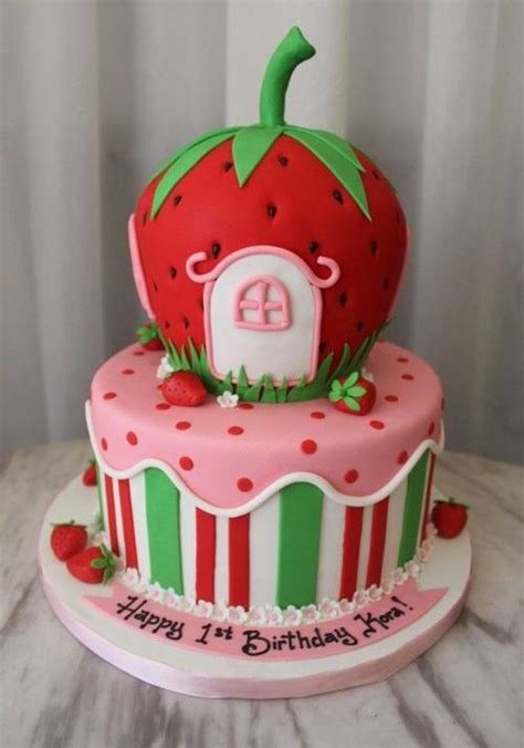 Strawberry Shortcake 1st Birthday Cake Cupcakes Artofit