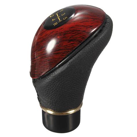 Universal Wood Grain Leather Shift Knob For Car Truck Hotrod Gear