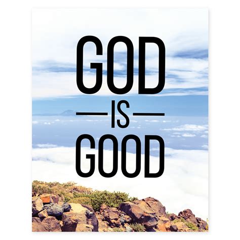 “God is Good” Print | The Good News Tee