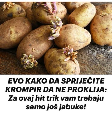 Evo Kako Da Sprije Ite Krompir Da Ne Proklija Za Ovaj Hit Trik Vam