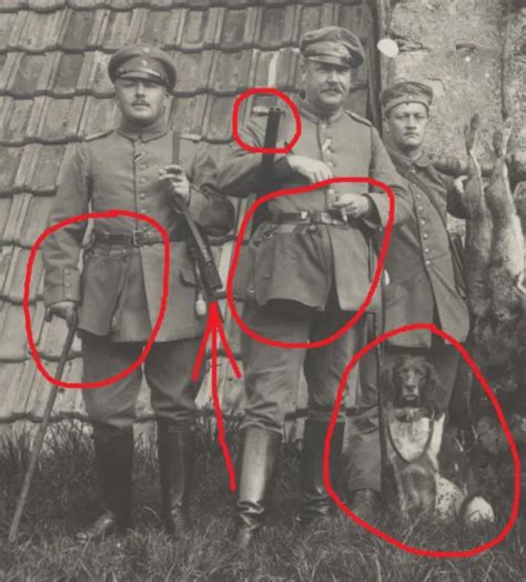 ORIG FOTO SOLDATEN General Offizier Jäger Gewehr Flinte Hasen