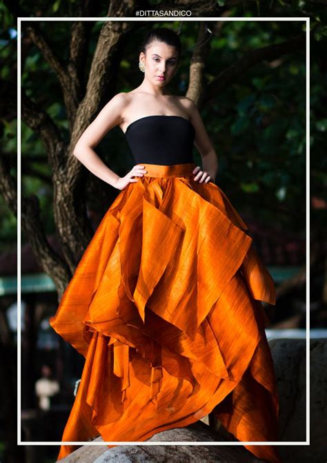 Lookbook — Ditta Sandico Modern Filipiniana Dress Filipiniana Dress