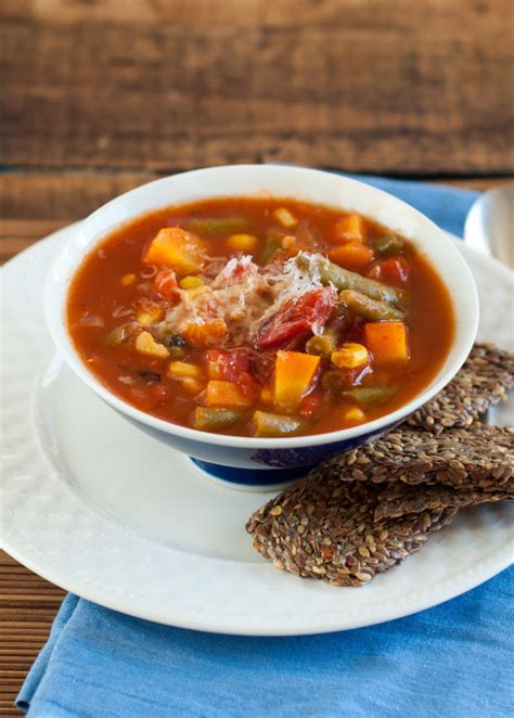 Fire Roasted Tomato Vegetable Soup Nutritious Eats