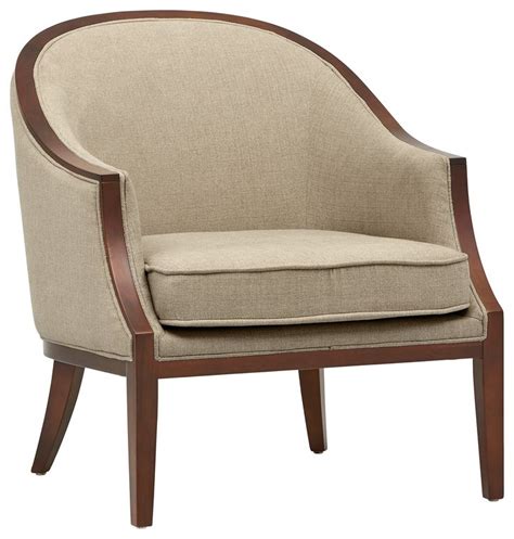 Stone And Beam Ashbury Modern Exposed Wood Accent Chair 29″w Hemp