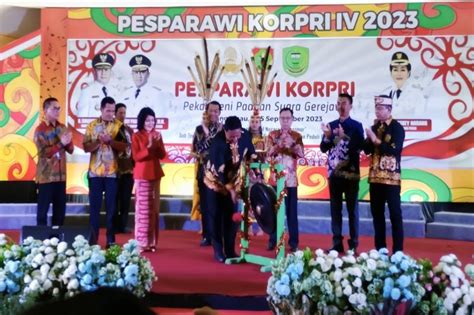 Wagub Kalteng Pesparawi Korpri Menjadi Sarana Pembinaan Mental Dan