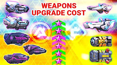 All Weapons Upgrade Cost Part Stasis Beam Thermal Lance Arc