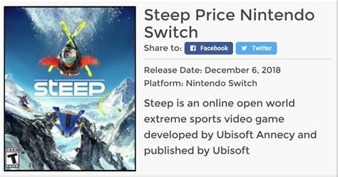 Steep for Nintendo Switch Release Date!!!(?) : r/Steep