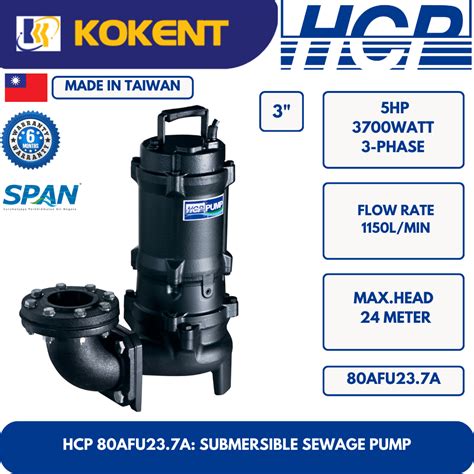 Hcp Submersible Sewage Water Pump Afu A