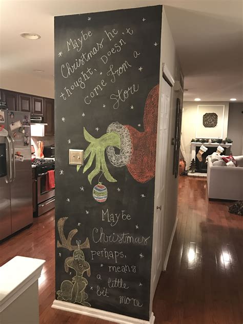 Christmas Chalkboard Wall Art