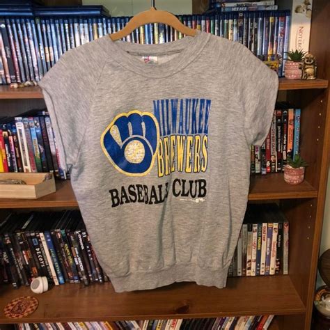 Vintage Brewers Cut Off Milwaukee Brewers Depop