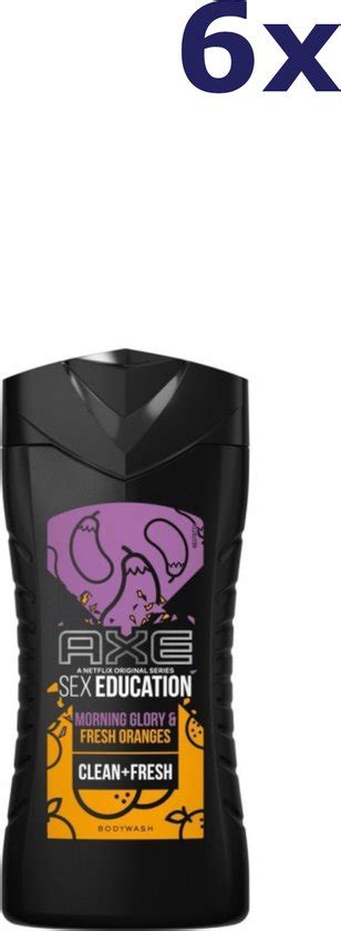 6x Axe Douchegel 250ml Sex Education Morning Glory Fresh Oranges Bol