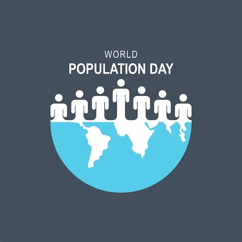 Premium Vector World Population Day Background