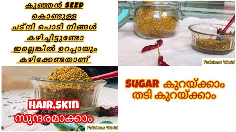 Healthy Flaxseed Chutney Powderഒരുപാട് ഗുണങ്ങളുടെ ഉറവിടം Flaxseed