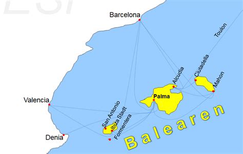 Barcelona Palma Fähre direkt buchen Barcelona Palma de Mallorca Fähre